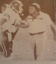 Me getting instructions from Coach French, 1982. Harrodsburg Herald.