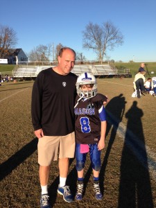 Trosper and me in October of 2014. His team and just won their opening round playoff game.  